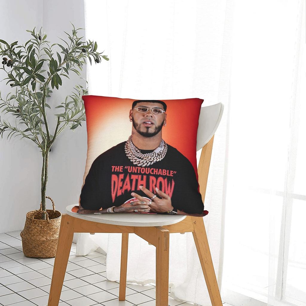 Anuel AA Pillowcases Vintage Pillow Case For Sofa Couch Bed Living Room Comfy Pillow Cover