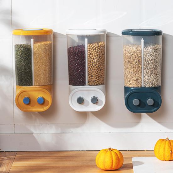 Cereal Can Eco-friendly Large Capacity ABS Transparent Cereal Dispenser Supplies for Home