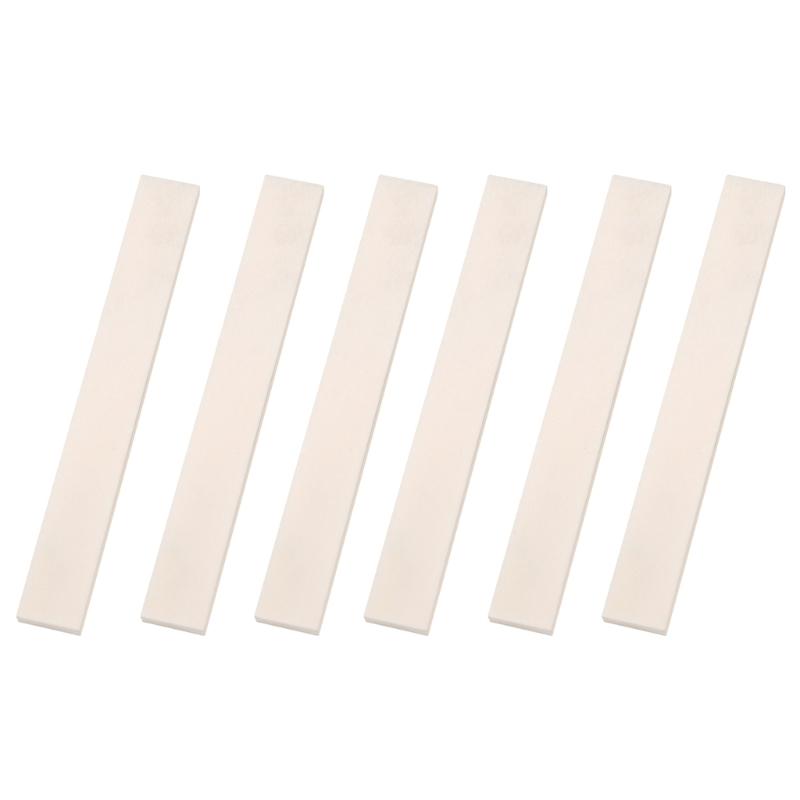 Acoustic Guitar Bone Blanks Saddle Lightweight Durable Guitar Bridge Saddle Blank DIY Stringed Instrument Supplies