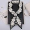 Versatile Imitation Silk Scarf: Long Ribbon, Bag Accent, Fashion Waistband