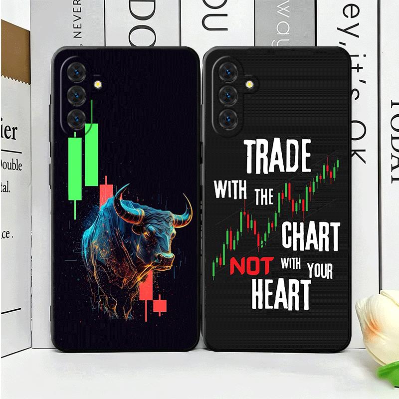 Day Trader Forex Day Trading Soft Phone Case for Samsung A17 A37 A57 A16 A26 A36 A56 A15 A25 A35 A55 A14 A24 A34 A54 A13 A23 A33