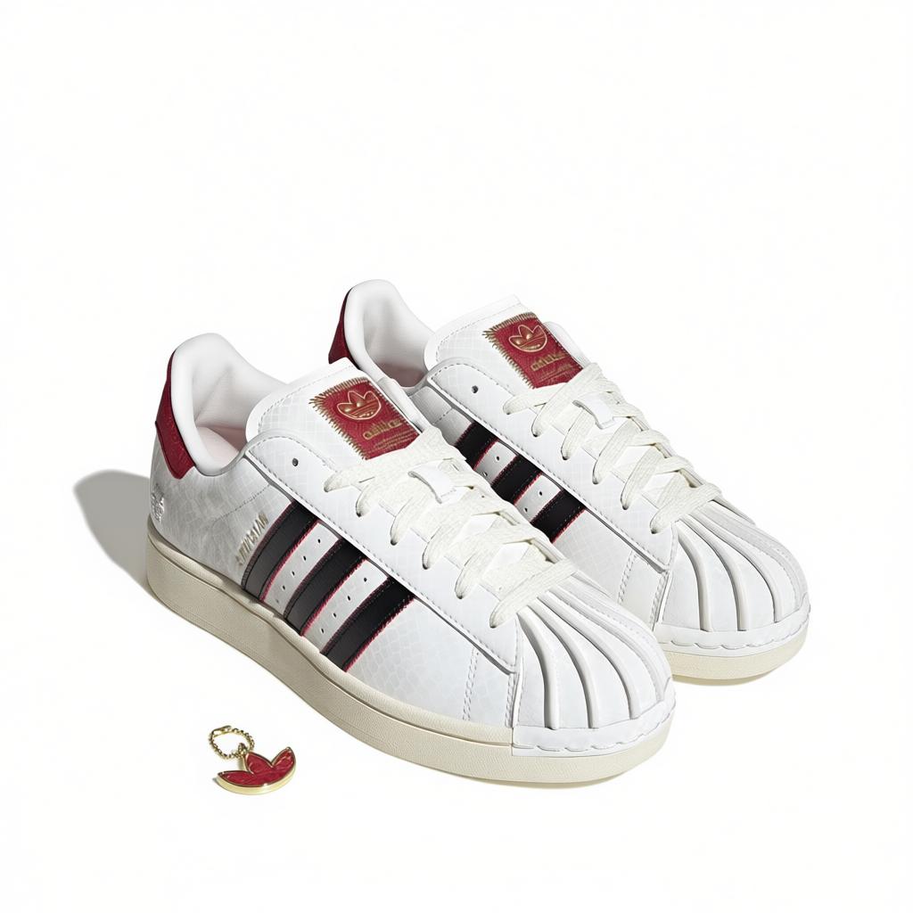 adidas Superstar Rok Hada Unisex Tenisky Bílá Cloud-White Core-Black JR8036