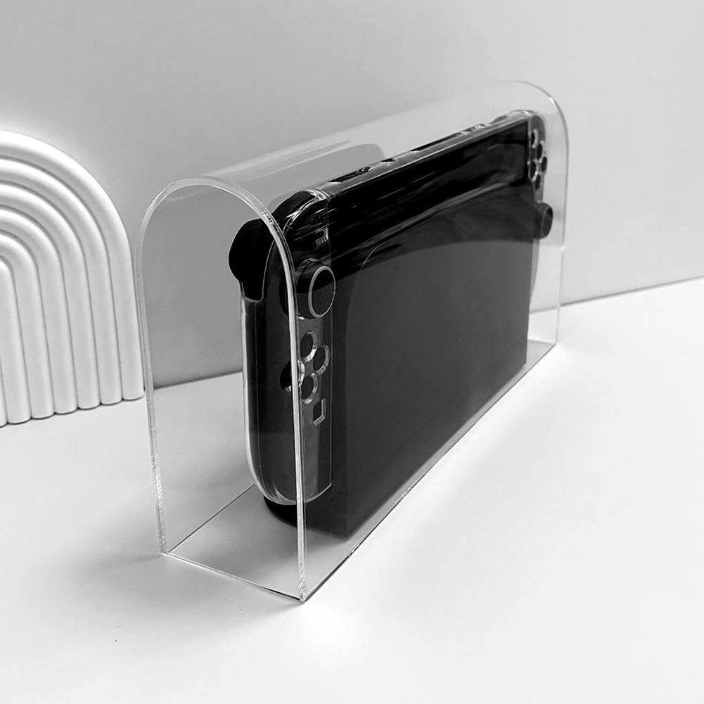 For Switch 2 dust-Proof cover, Anti-Scratch game console Protective Cover Transparent acrylic base