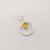 Yellow Cat's Eye Gemstone 925 Sterling Silver Jewelry Partywear Pendant 1.2" For Her PP-68-38