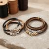 2/5 Meters Leather Thong Cord Genuine Bracelet Findings Rope Cow Leather Cord  DIY Jewelry Making