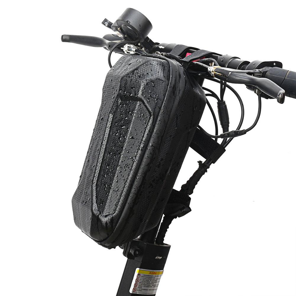 Multi-pocket 4L Scooter Handle Bar Bag Waterproof EVA Hard Electric Folding Bike Bicycle Head Bag Scooter Parts