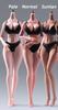 16 Scale Seamless Female Figure 12 Inch (Approx. 30cm) Super Flexible Steel Frame Construction & Silicone Smooth Skin Miniature Action Figure Doll