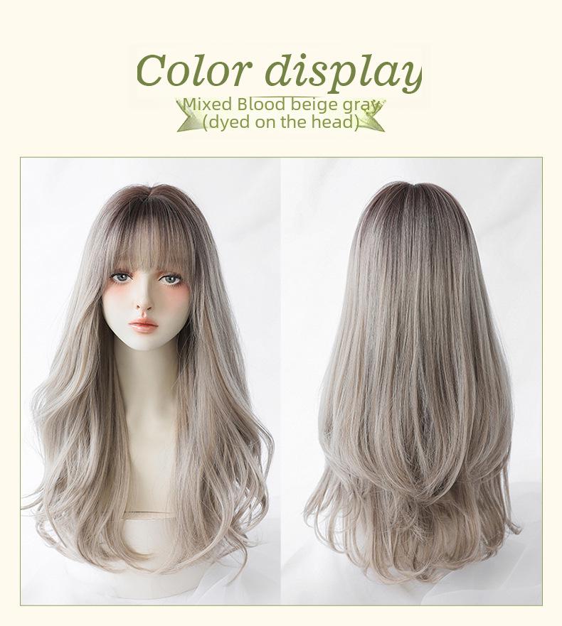 Long Curly Hair Wig for Women - Natural Sweet Style