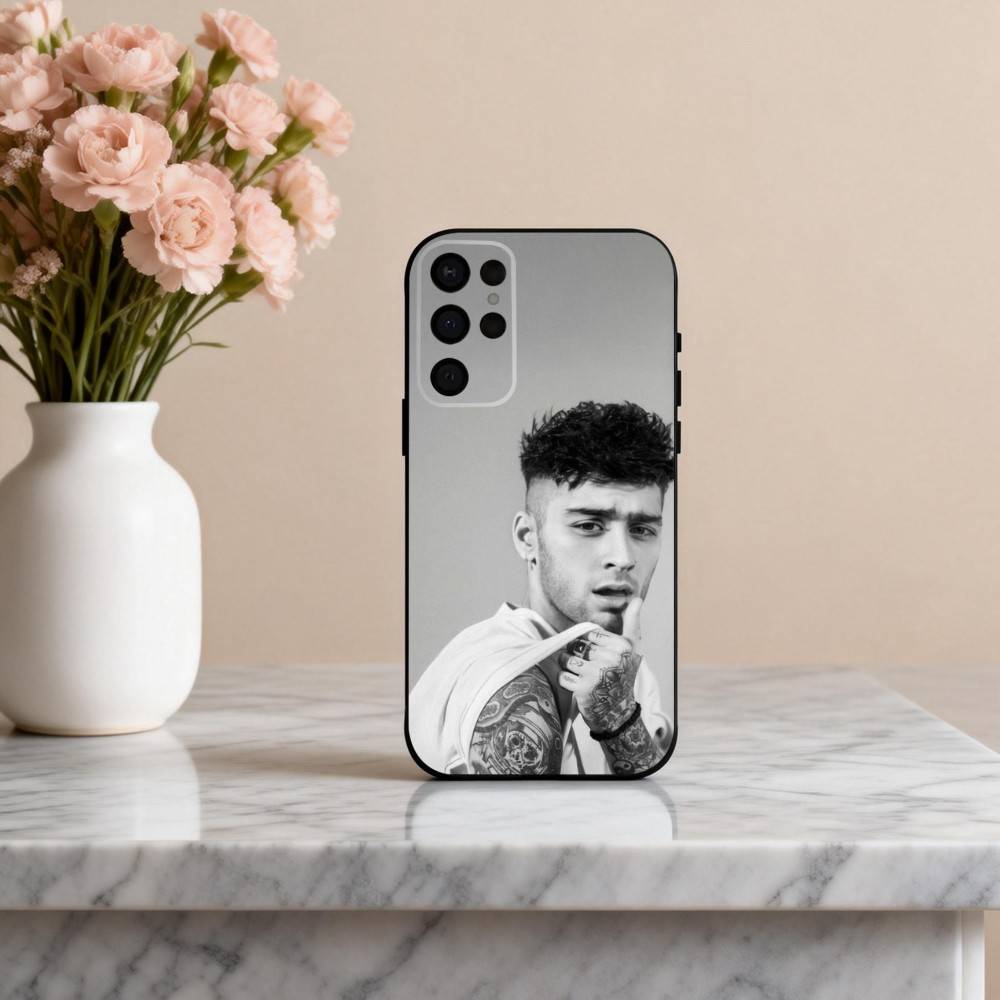 Singer Z-Zayn Malik Phone Case For Samsung S25,24,23,22,30,21,10,9,Ultra,Plus,Lite,FE,4,5 G Soft Black Case