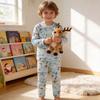 Kids Cartoon Print Sweater Set With Cotton Fabric For Children