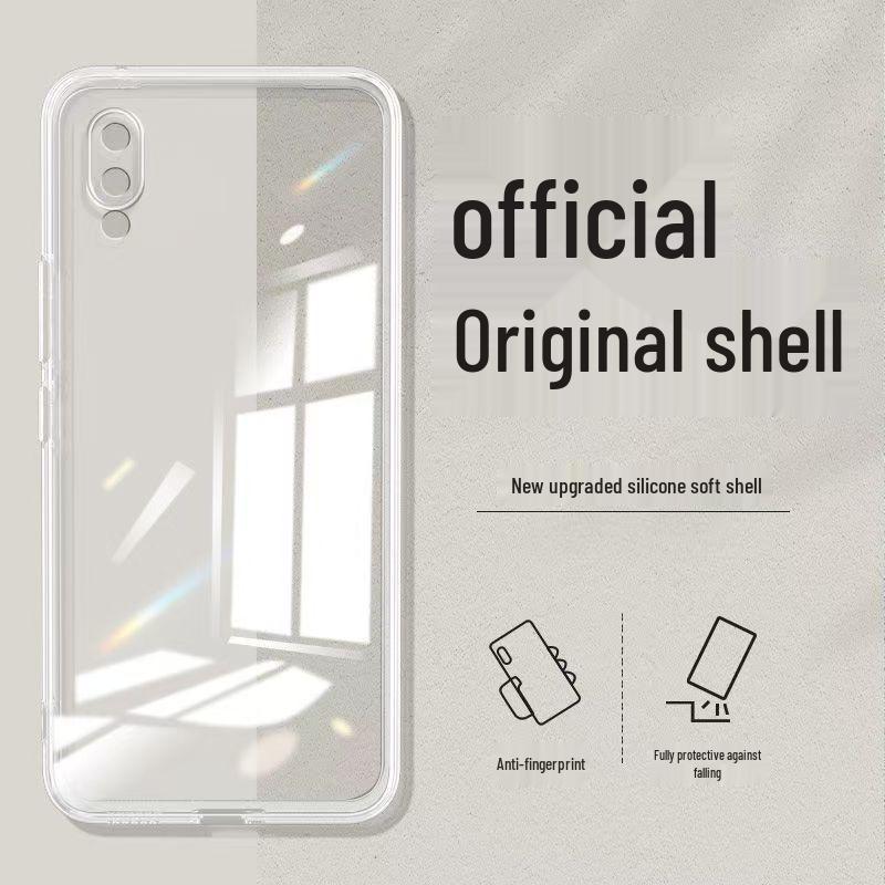 Vivo X23 Liquid Silicone Case: Solid Color, Anti-Drop, Full Coverage, Soft Edge Protection.