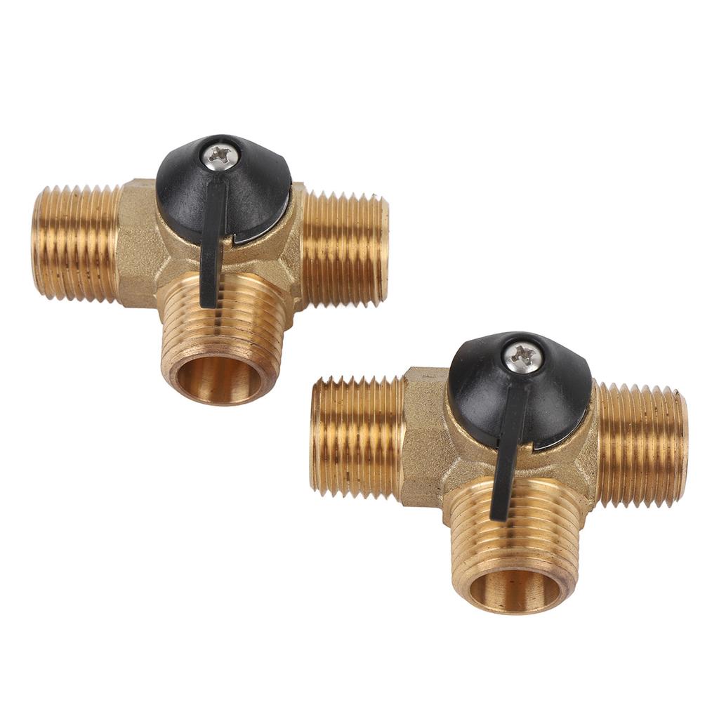 RV Water Heater Bypass Kit Strong Structure Brass 12 Inch Reinforced Hose and Fittings for Yacht