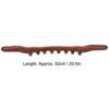 Guasha Wood Stick Tool 8 Beads Lymphatic Drainage Fatigue Relief Handheld Point Treatment Scraping Massage Rod