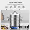 KOBACH 3-Layer 304 Stainless Steel Steamer Pot