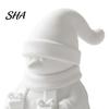 Customizable Festival Souvenirs 3D Printed Snowman Figurine Holding Gift Boxes, DIY Paintable Christmas Hand Painted Box Decor Ornament, Cute