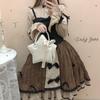 JIAERDI Lolita Star Messenger Bag Women Japanese Uniform Handle White Hand Bag Ladies Sweet Harajuku Jk Crossbody Bags Aesthetic