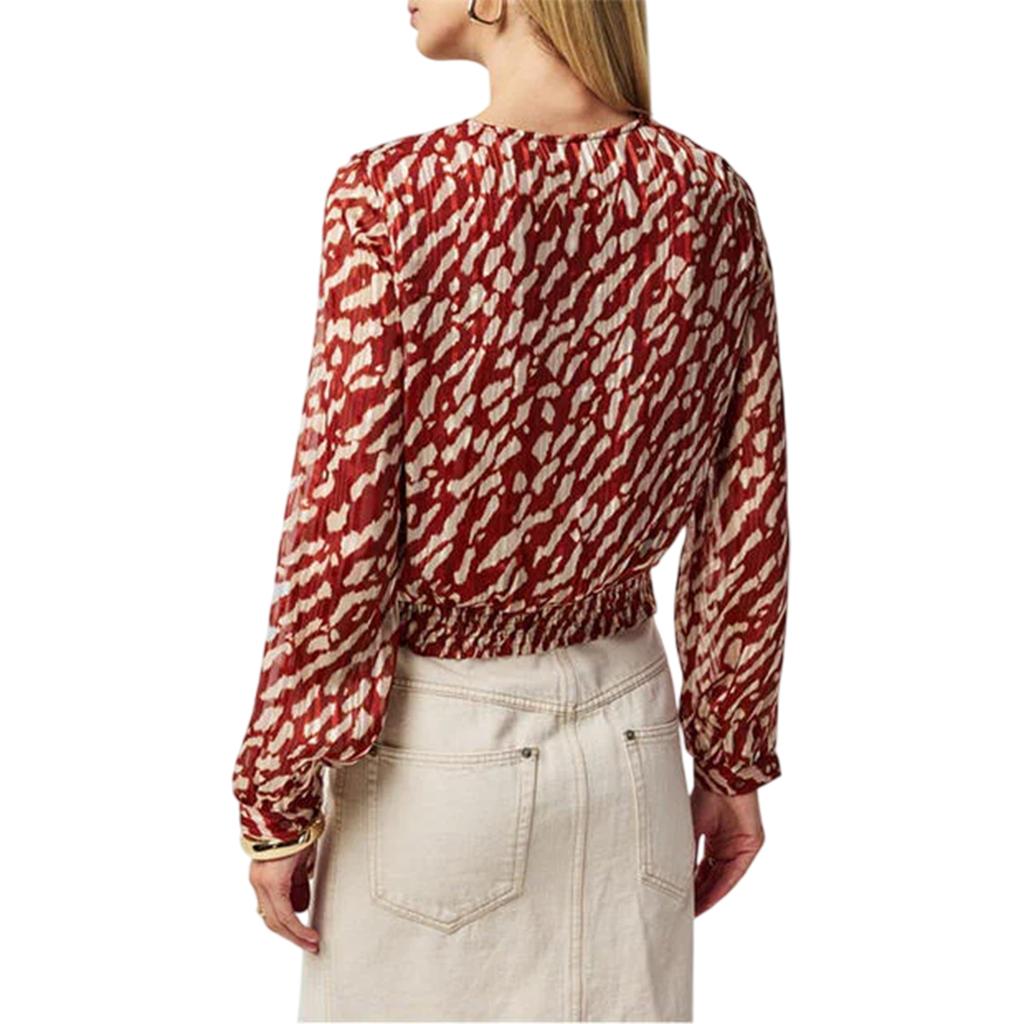 Vero Moda Womens/Ladies Animal Print V Neck Wrap Top