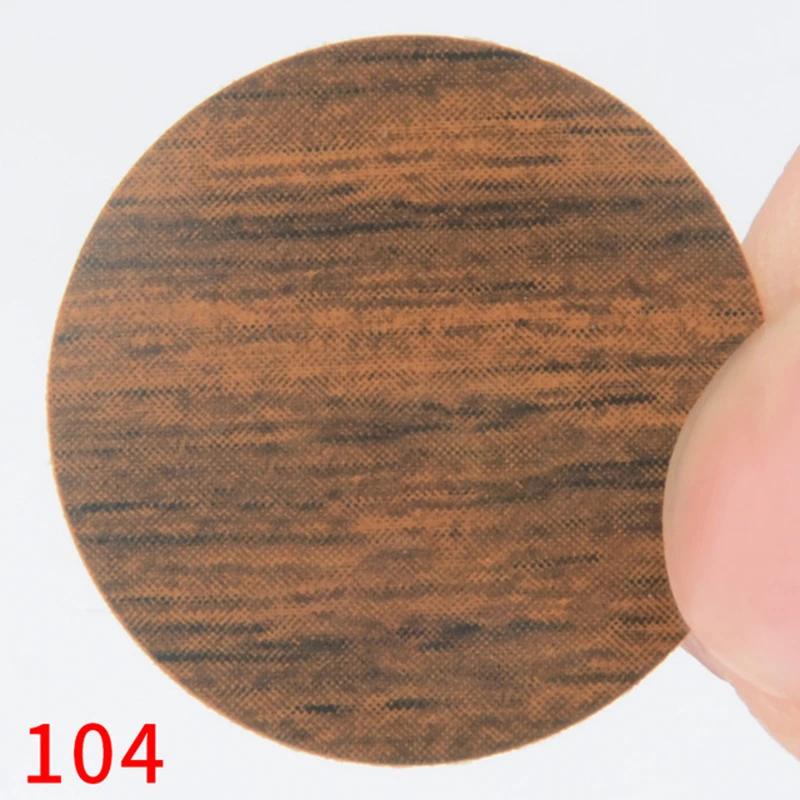 54pcs/Sheet Self Adhesive Furniture Screw Cap Cover Stickers Round Stickers for Home Wood Craft Desk Cabinet Decorative Decals