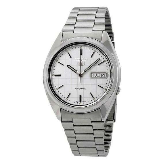 Refurbished Seiko 5 Automatic SNXF05 SNXF05K1 SNXF05K Men s Watch белый