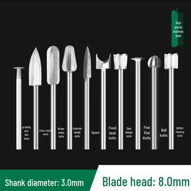 Electric Engraving Tool Set: Dental Machine, Engraving Knife, Steel Drill Bit, Walnut & Wood Carving, Woodworking Scribing & Sword Knife.