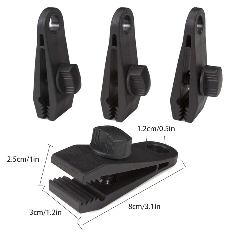 10PCS Tarpaulin Clip Tents Clip Portable Waterproof Instant Awning Clamp for Boat Cover Awning