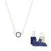 Swarovski Metal, Rose Gold Plated, Rhodium Plated, Swarovski Crystal Necklaces Womens Gold
