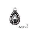 Mother's Day Charms For Bags Wave Water Drop Swirl Charms Pendant Audience Bag Pendant