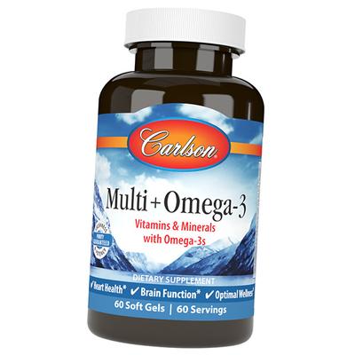 Omega, Multi + Omega-3, 60gelcaps içeren multivitaminler (36353102)