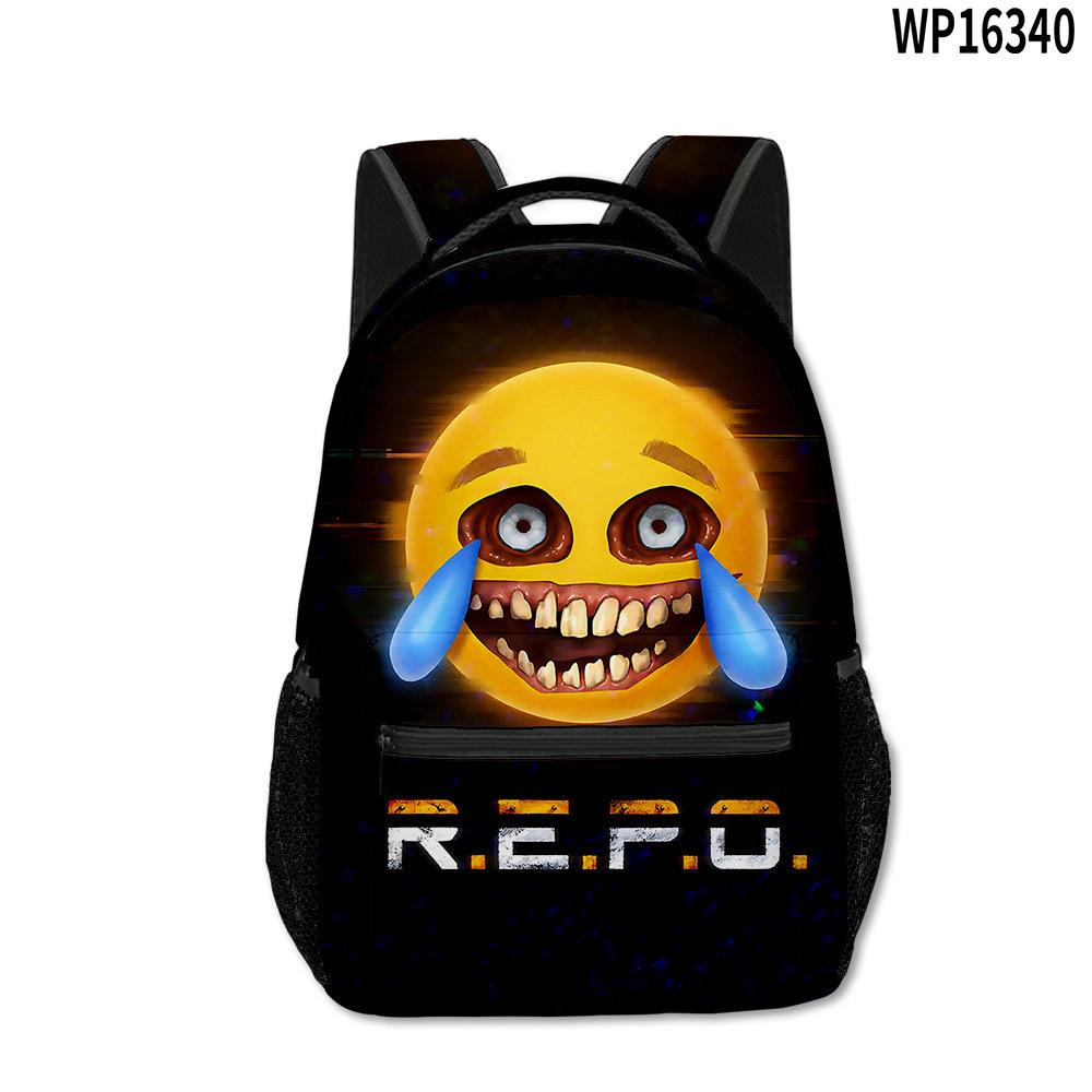 Classique Populaire Nouveauté R.E.P.O repo Étudiant Cartable Sac à Dos Cahier Sacs à Dos Impression 3D Oxford Imperméable Sacs à Dos de Voyage Garçons/Filles