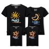 Premium Cotton Matching Summer T-Shirts for Family - Short Sleeve Outfits for Parent and Child