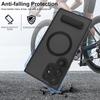UYUXIO Translucent Magnetic Mobile Phone Case with Kickstand for Samsung Galaxy S26 S25 Ultra S24 S23 FE S22 Plus Stand Cover