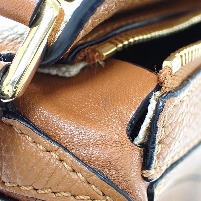 LOEWE  A510P88X60 Shoulder Bag Brown Calfskin Women