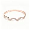 Alloy Bracelets Woman Bangle Zircon for Woman Golden Love Crystal Wedding Feminina Luxury Jewellery Gifts