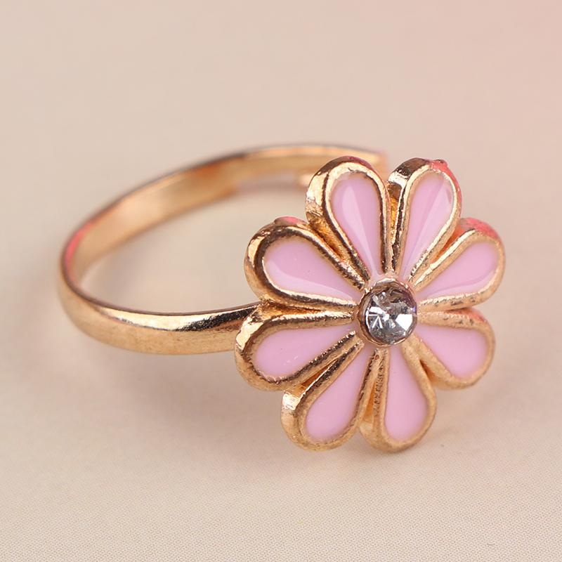 36Pcs Children Rings With Box Adjustable Rings Set Little Girls Cute Colorful Rings Dress Up Kids Gifts Jewelry Toy Finger Rings