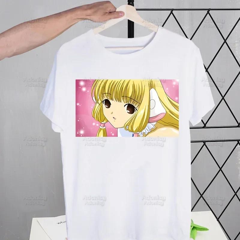 Chobits Chi Men's Tshirt Cute Printing Shirt Mens Fashion T-Shirt For Men Casual Tops Short Sleeve