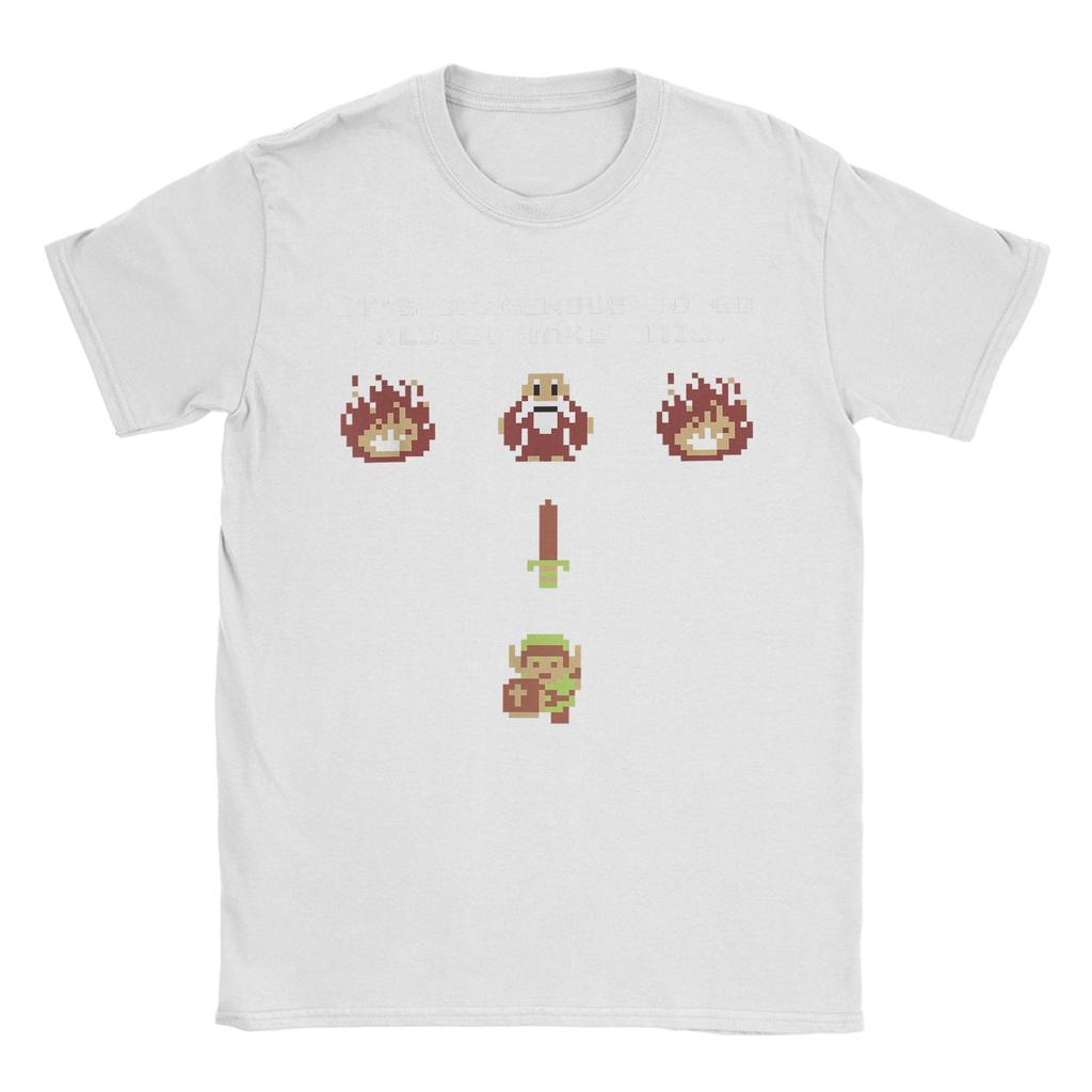 Zeldas Classic NES Epic Intro TAKE THIS T Shirt Unisexs  Pure Cotton Funny TShirt Crew Neck  Tee Shirt Short Sleeve Tops 6XL