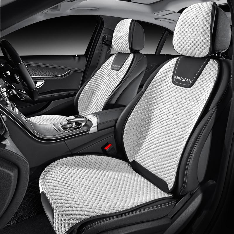 Potah na autosedačku z pravého hedvábí s chráničem opěradla Přední zadní opěradlo autosedačky Podložka podložka podložka opěrka zad prodyšná autosedačka