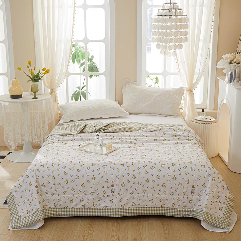 

Hongdou British Bear All-cotton Printed Summer Quilt