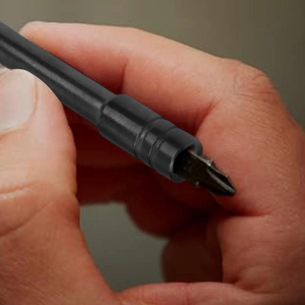 1Pcs Durable 83mm Extension Bar Steel 1/4" Hex Extension Rod with Round Handle Bit Adapter Hardware Tool Parts