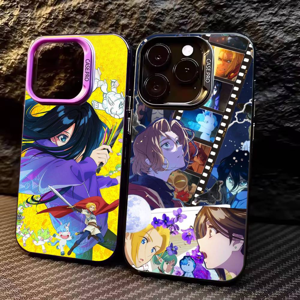 Anime Z-ZENSHU Phone Case For iPhone17,16,15,14,13,12,11 Plus,Pro Max Colored Silver Plated Inside Cover