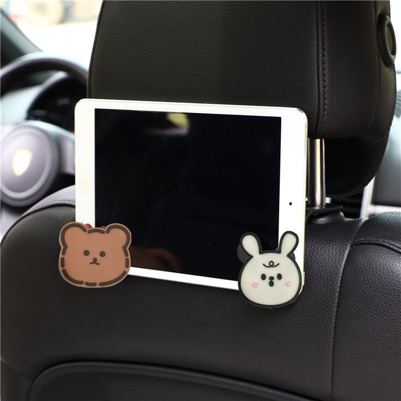 Car Cartoon Cute Seat Back Hooks In Various Colors For Car Interior Decoration