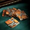 Resin Tea Coaster Japanese Style Wooden Resin Insulation Simple Cup Holder Creative Gasket Tea Ceremony Spare Part Household Mat