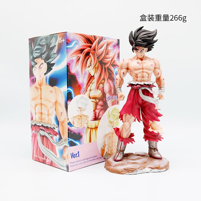 28cm Dragon Ball Z Figure Goku Anime Figures Super Saiyan Goku Gk Statue Gokou PVC Model Toys Doll Collectible Gifts