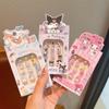 Children's Nail Sticker Set Cute Princess Sticker Removable Hard Fake Piece Nail Art Girl Cute Cartoon Gift Female