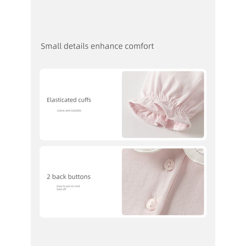 David Bella Children's Long-Sleeve T-Shirt 2026 New Girls' Pure Cotton Top Stylish Spring Base Shirt for Baby Girls