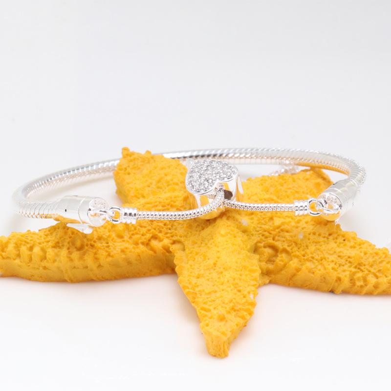 Bracelet rétractable en forme de cœur en or rose - Nouveau bracelet à boucle coulissante cœur d'amour pour femmes pour Noël