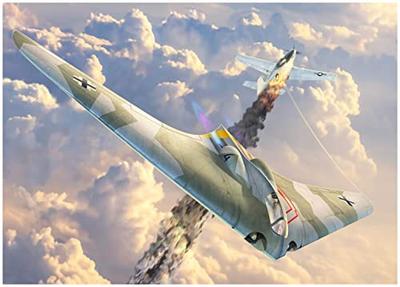 Micromill 1/72 Maßstab Deutsche Luftwaffe Horten H-9 V1 BMW 003 Strahltriebwerk (AMP-Marke) Plastikmodellbausatz MKRAMP72-017 Spritzguss in Farbe