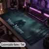 Custom Text Big Mousepad, Extended Desk Pad For Laptop Work GamePredator