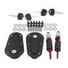 Flush Mounted Engine Hood Bonnet Quick Release Latch Pin Locking Kit With Keyhole for Racing Car New