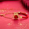 Original Lucky Moe Dragon Hand Rope Female New Chinese Style Guochao Zodiac Dragon Life Red Rope Bracelet